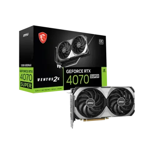 MSI GeForce RTX 4070 SUPER 12G VENTUS 2X OC GDDR6X Graphics Card