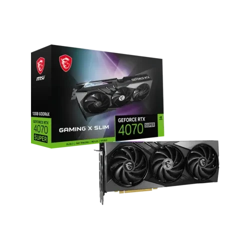 MSI GeForce RTX 4070 SUPER 12G GAMING X SLIM GDDR6X Graphics Card