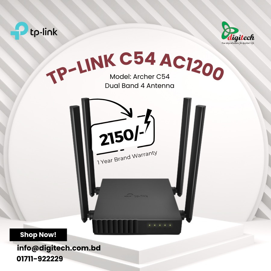 TP-Link Archer C54 AC1200 Dual-Band Wi-Fi Router