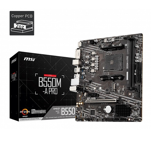 MSI B550M-A PRO AM4 Micro ATX AMD Motherboard