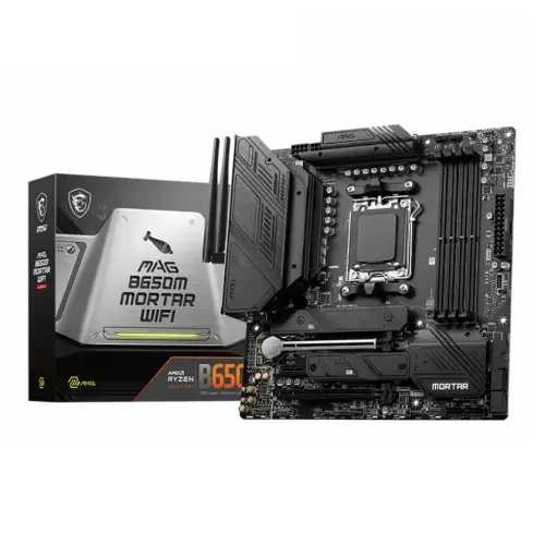 MSI MAG B650M MORTAR WIFI DDR5 AMD AM5 mATX Motherboard