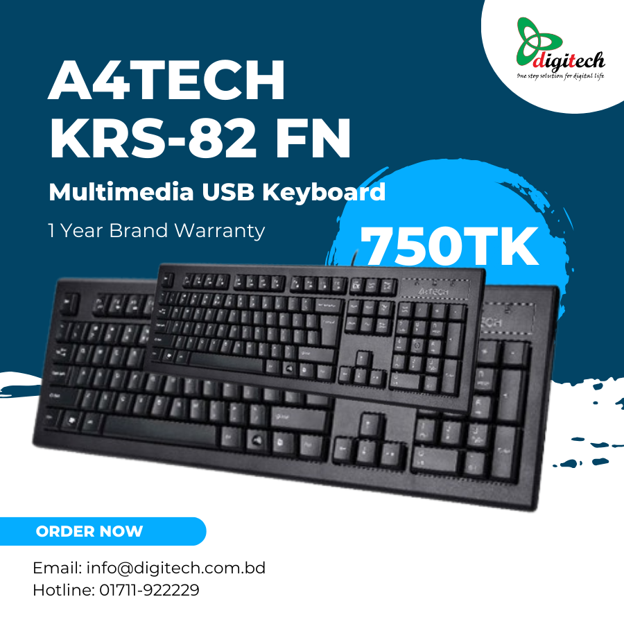 A4Tech KRS-82 FN Multimedia USB  Keyboard