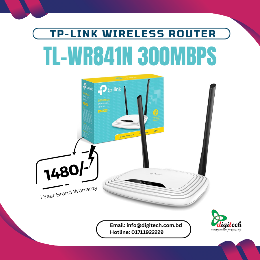 TP-Link TL-WR841N N300 Wi-Fi Router