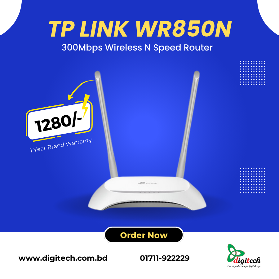 TP-Link TL-WR850N N300 Wi-Fi Router